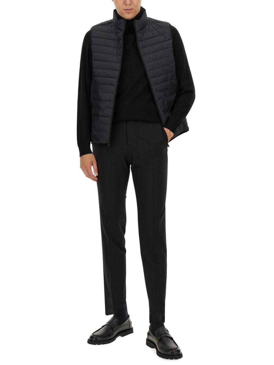 BOSS GILET CON ZIP