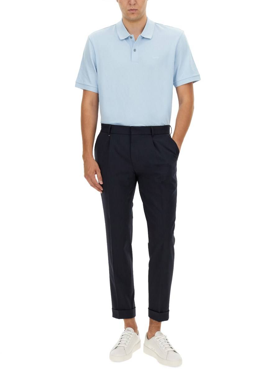 BOSS PANTALONE REGULAR FIT IN MOHAIR