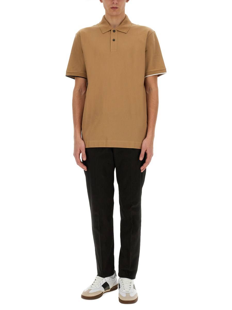 BOSS POLO IN COTONE