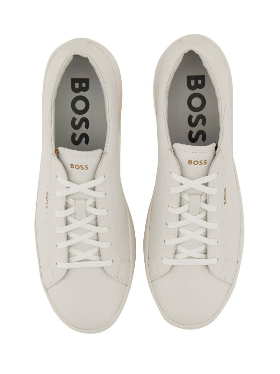 BOSS SNEAKER "BELWAR" IN PELLE