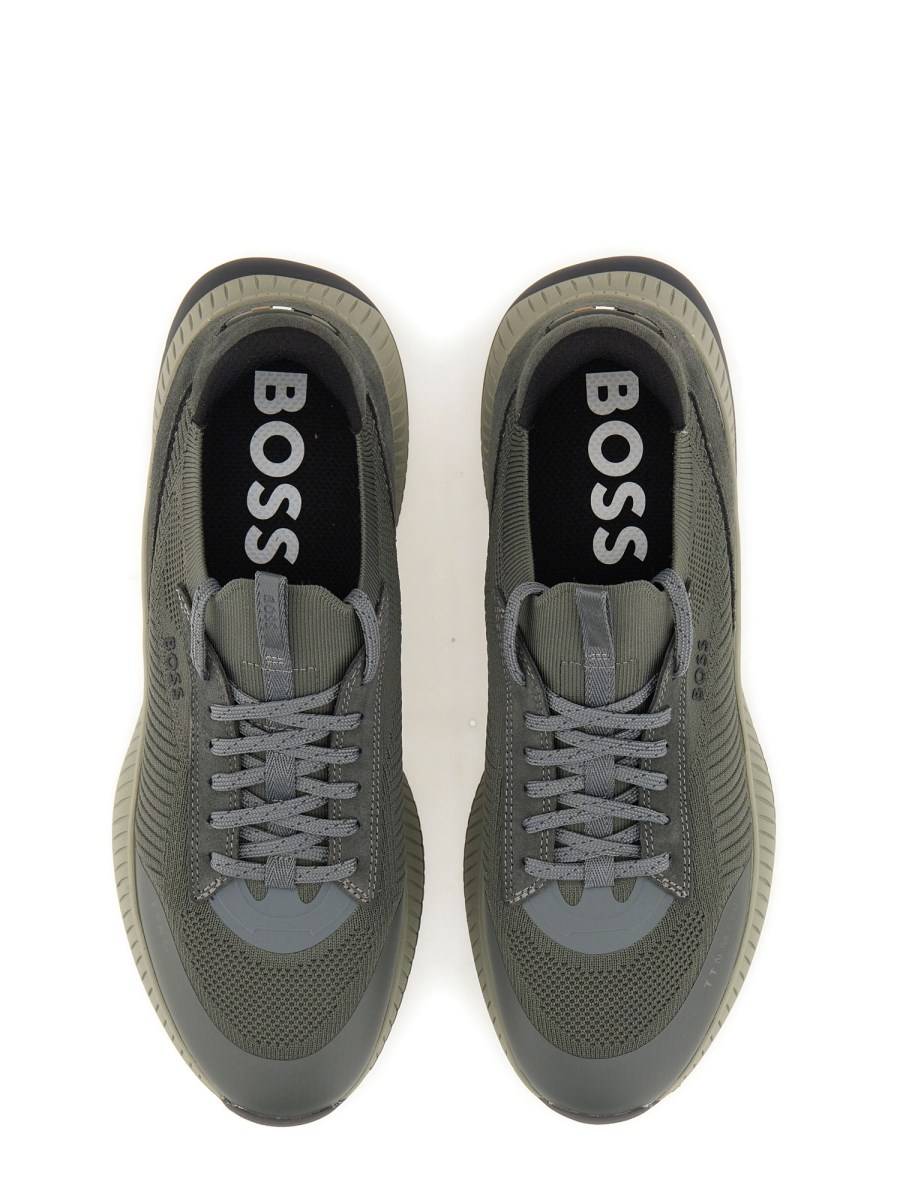 BOSS SNEAKER "TTNM EVO" CON TOMAIA IN MAGLIA