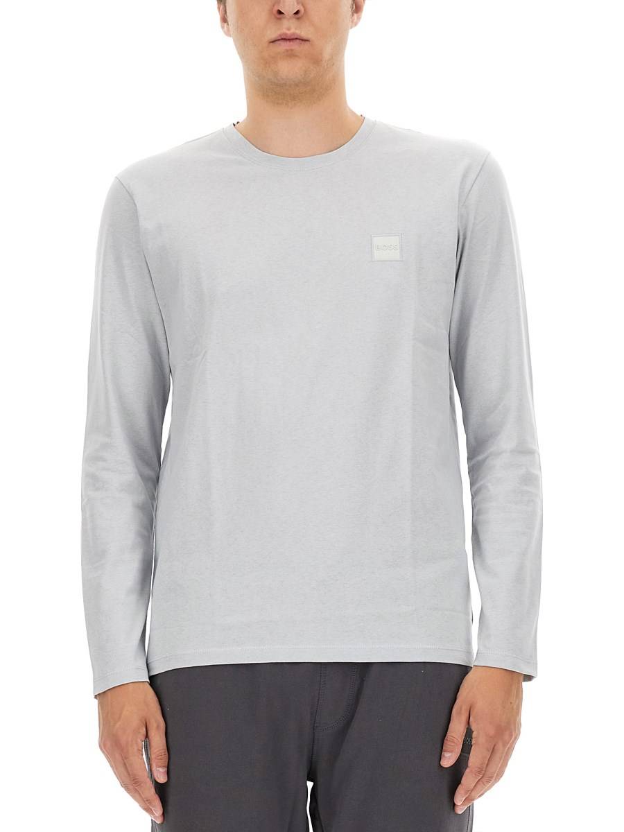 BOSS T-SHIRT CON LOGO IN COTONE