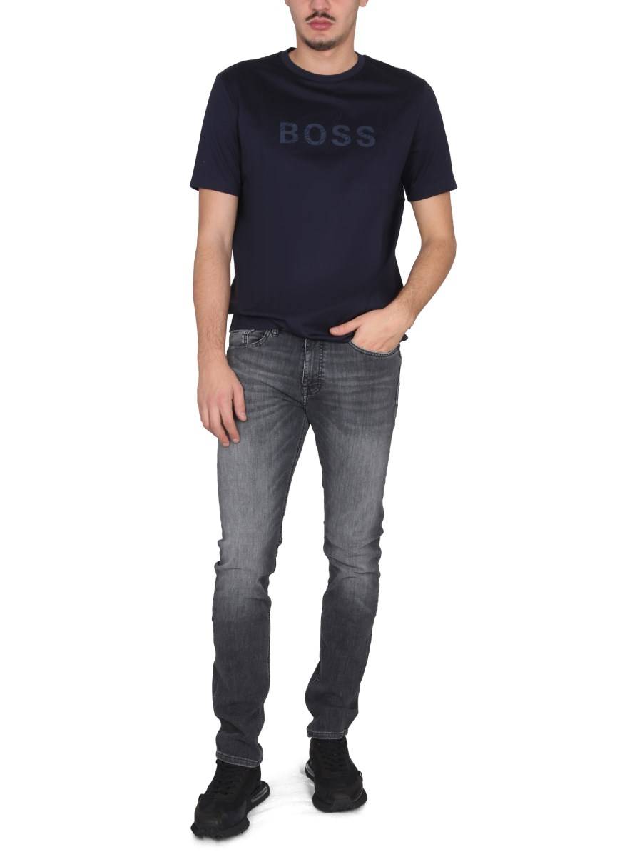 BOSS T-SHIRT IN COTONE CON LOGO