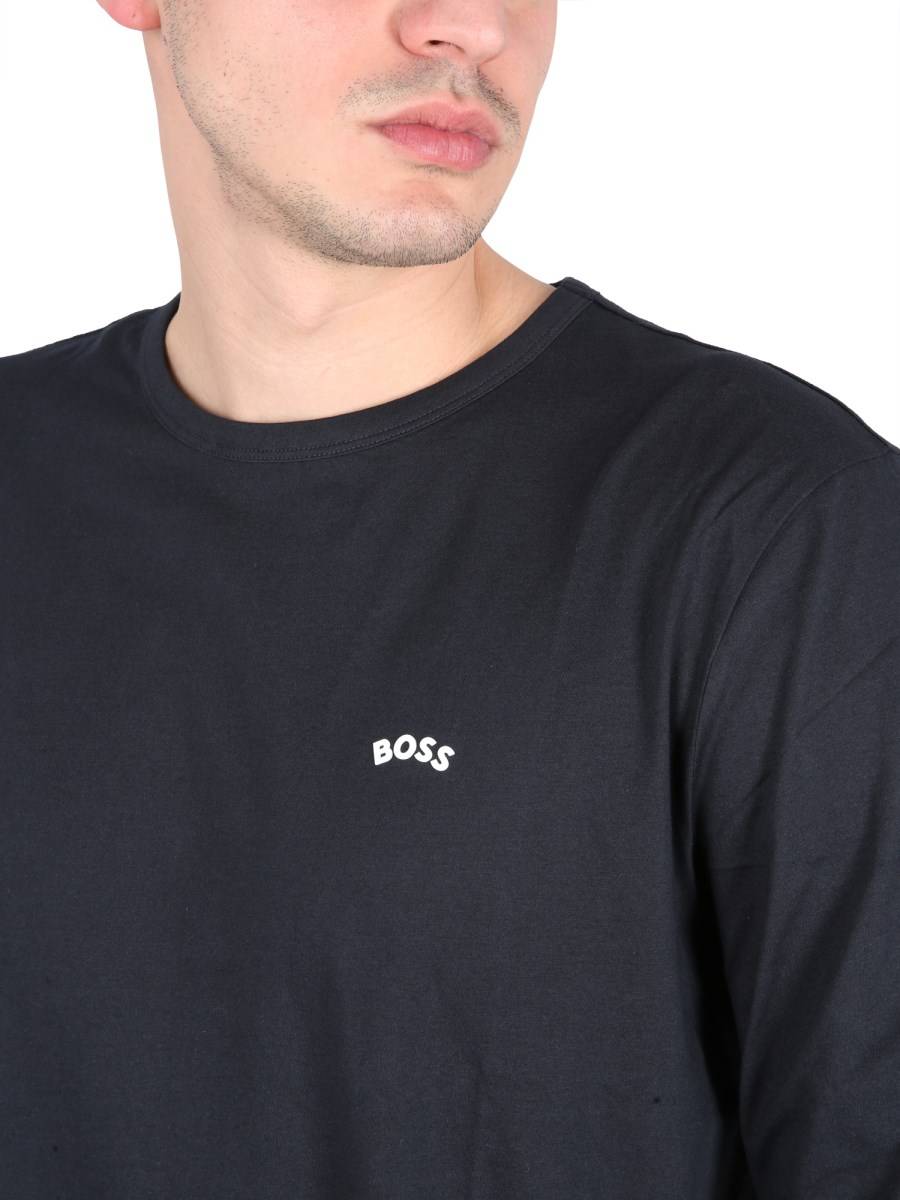 BOSS T-SHIRT IN COTONE CON LOGO