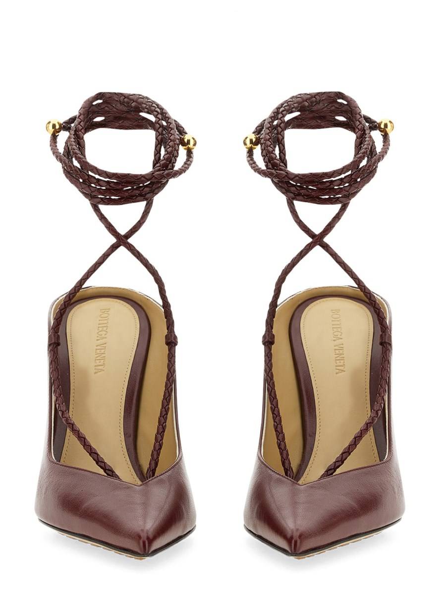 BOTTEGA VENETA DECOLLETE' SPRITZ CON LACCETTI