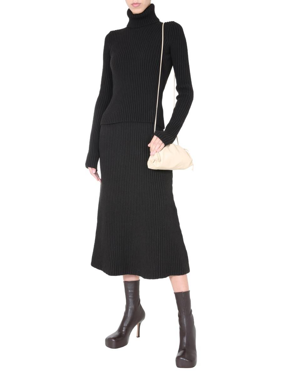 BOTTEGA VENETA MAGLIA A COLLO ALTO IN LANA