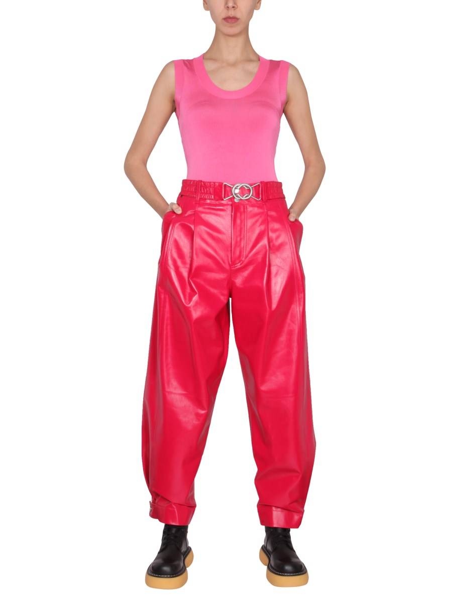 BOTTEGA VENETA PANTALONE IN PELLE