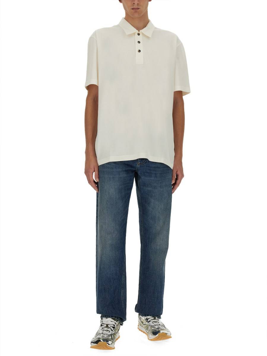 BOTTEGA VENETA POLO IN COTONE PIQUE