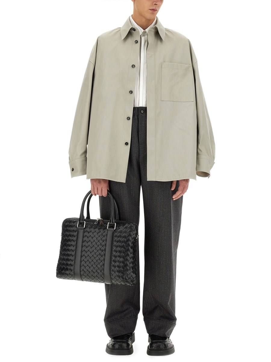 BOTTEGA VENETA SOVRACAMICIA IN TWILL DI COTONE