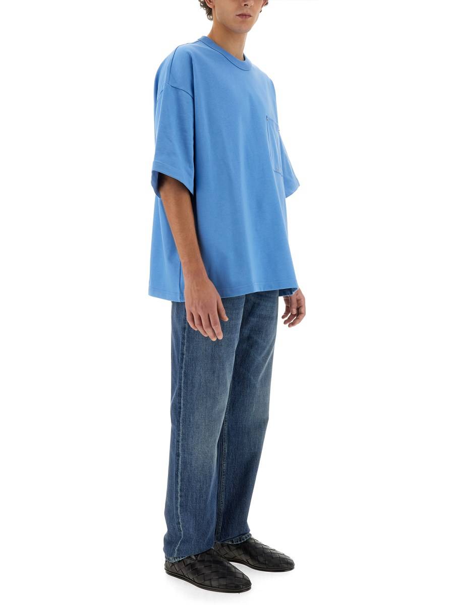 BOTTEGA VENETA T-SHIRT IN JERSEY DI COTONE