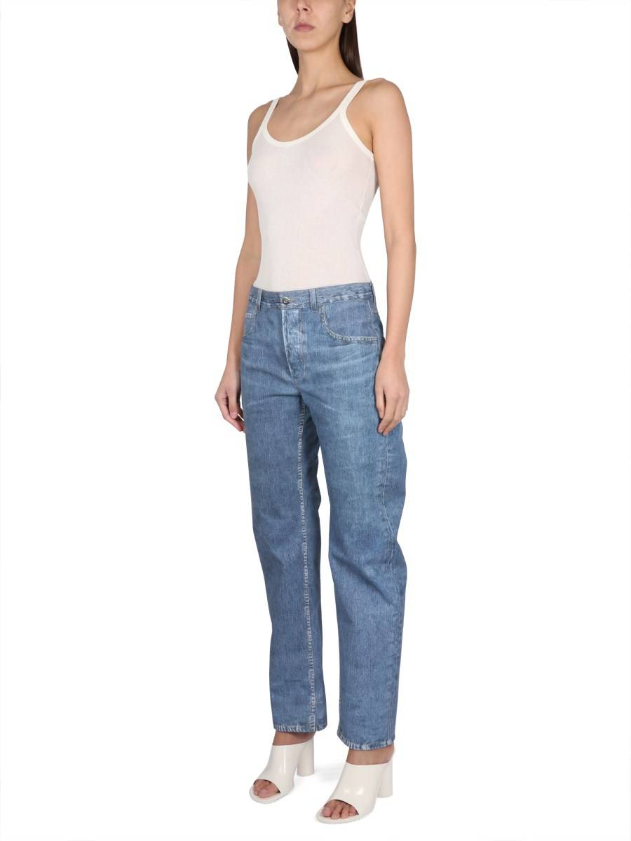BOTTEGA VENETA TOP IN COTONE LEGGERO SLIM FIT