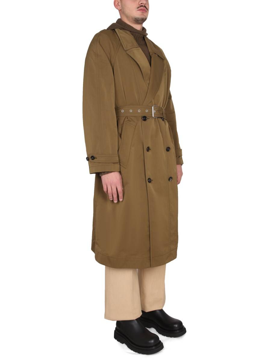 BOTTEGA VENETA TRENCH RIPIEGABILE IN NYLON TECNICO