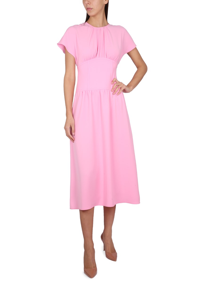 BOUTIQUE MOSCHINO ABITO MIDI IN CADY LEGGERO