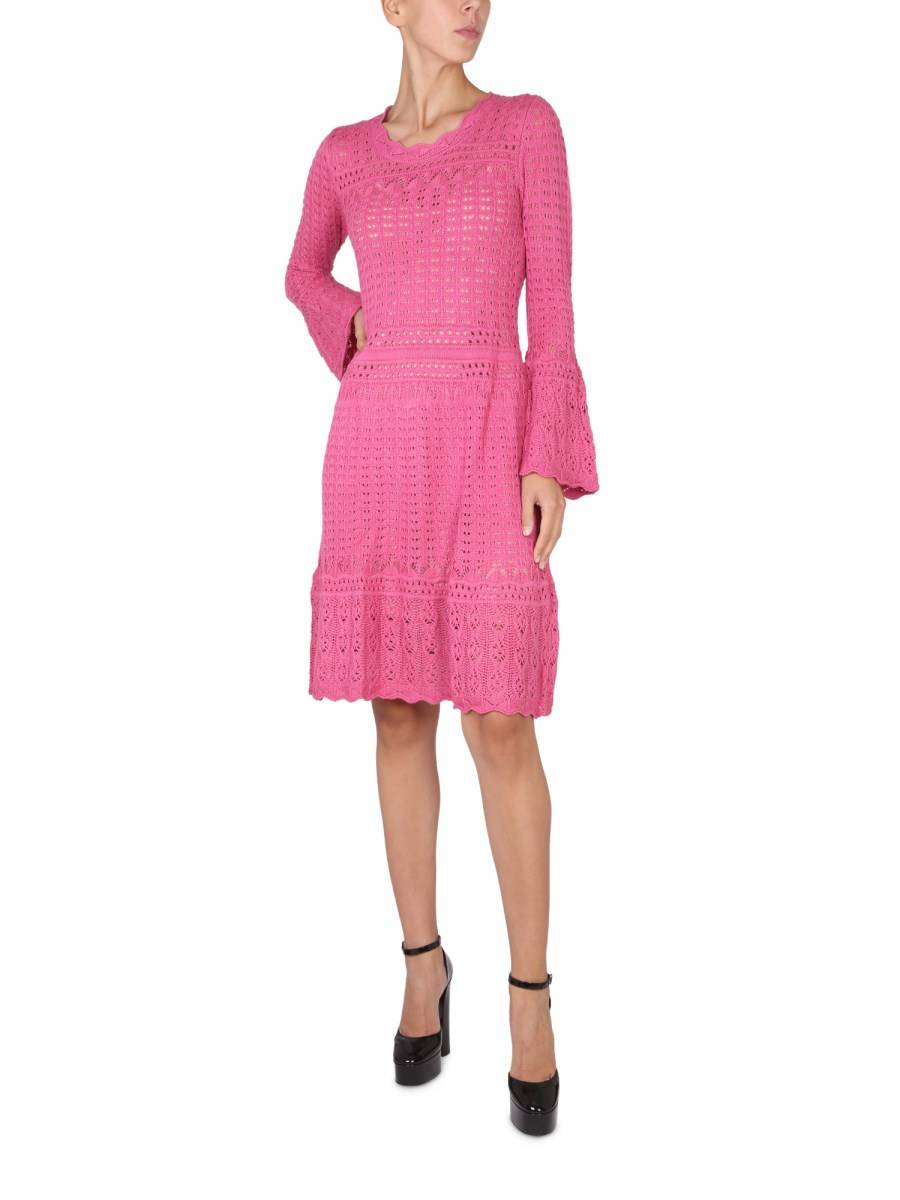 BOUTIQUE MOSCHINO ABITO MIDI IN MISTO LANA