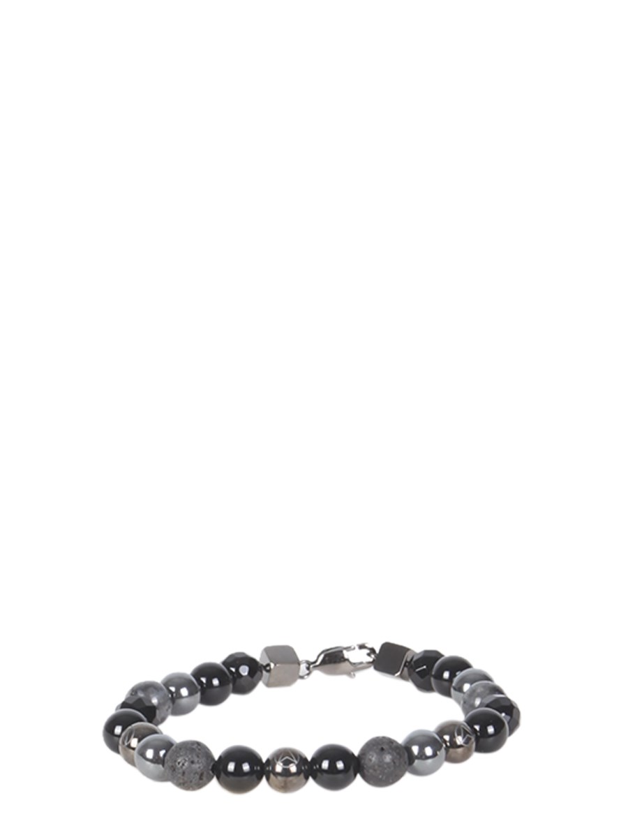 NORTHSKULL BRACCIALE CON GEMME MULTICOLORE E PERLINE CON FRECCIA