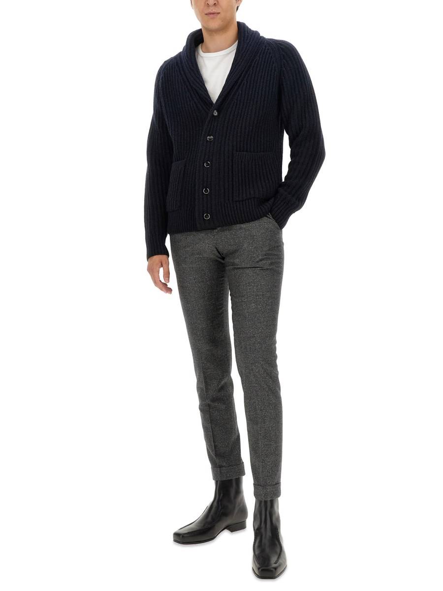BRIONI CARDIGAN IN CASHMERE E LANA