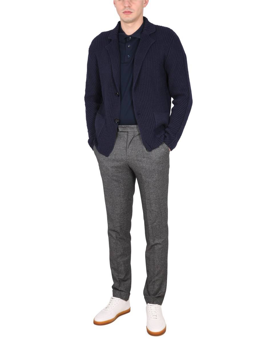 BRIONI CARDIGAN IN MAGLIA DI COTONE