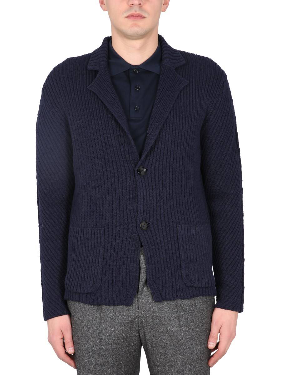 BRIONI CARDIGAN IN MAGLIA DI COTONE