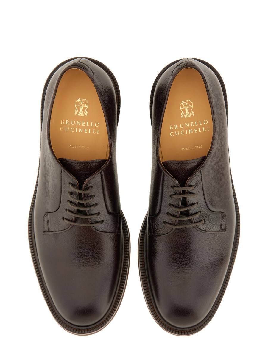 BRUNELLO CUCINELLI DERBY IN PELLE