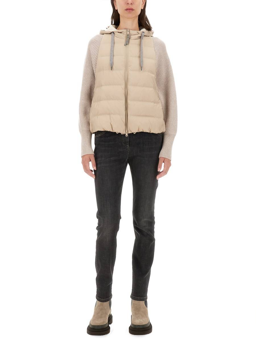 BRUNELLO CUCINELLI PIUMINO IN NYLON