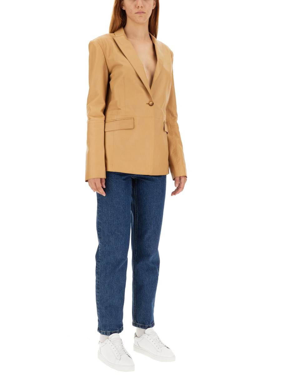 BULLY GIACCA MONOPETTO IN ECO PELLE