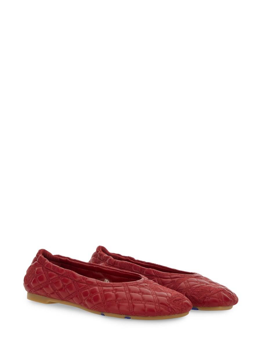 BURBERRY BALLERINA IN PELLE