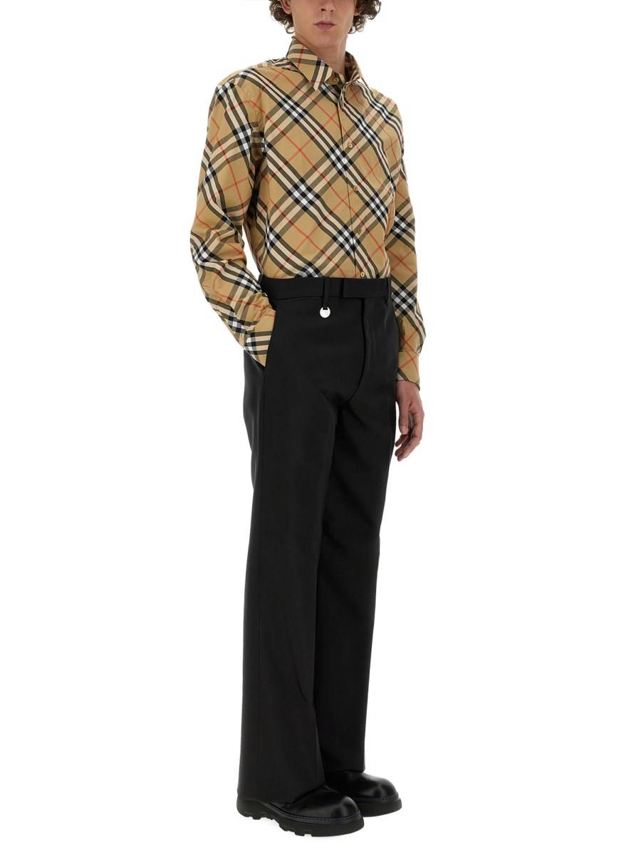BURBERRY CAMICIA IN COTONE CHECK