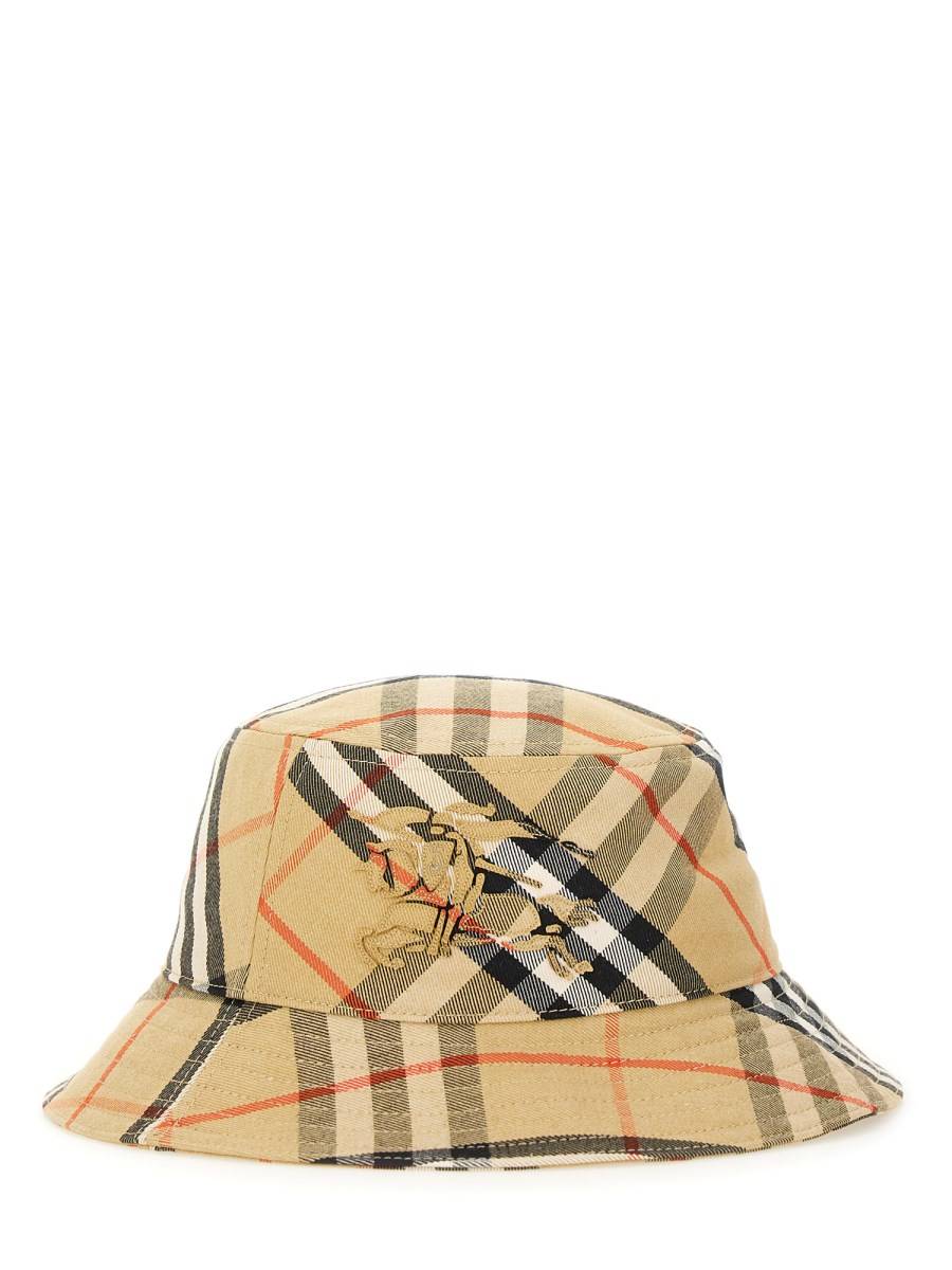 BURBERRY CAPPELLO BUCKET IN COTONE CHECK