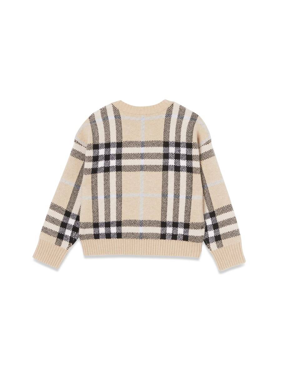 BURBERRY CARDIGAN GIROCOLLO GILLIANE
