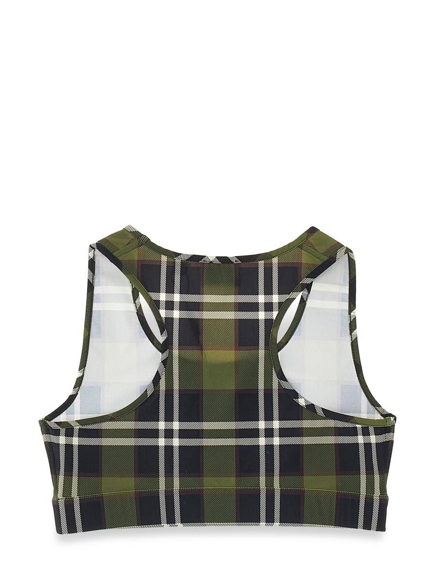 BURBERRY CROP TOP IN NYLON