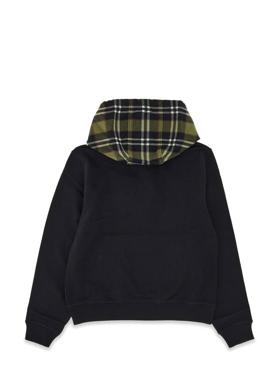 BURBERRY FELPA POULTER IN COTONE