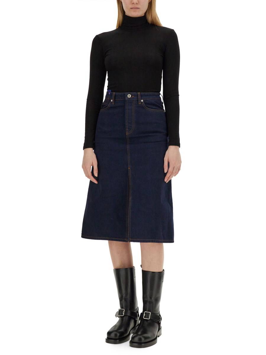BURBERRY GONNA IN DENIM