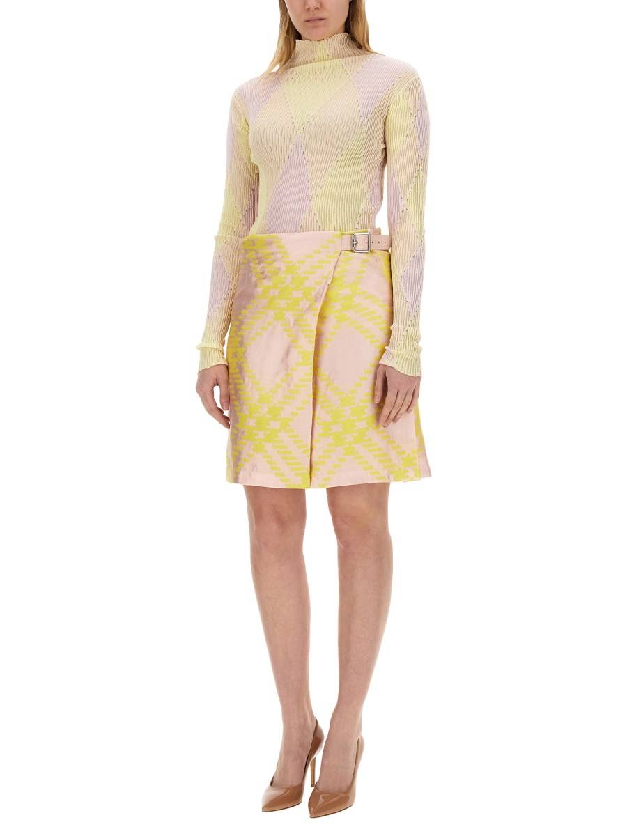 BURBERRY MAGLIA CON MOTIVO CHECK