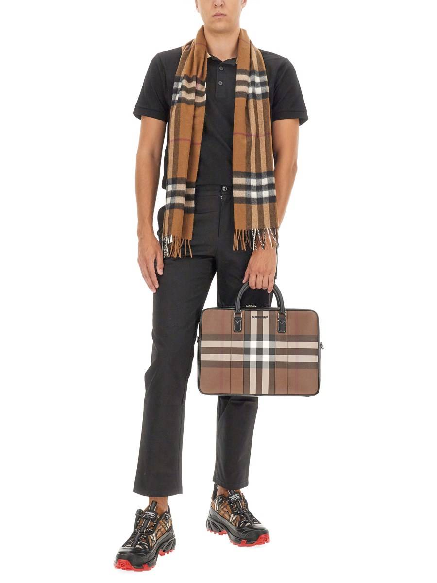 BURBERRY PANTALONE CARGO IN COTONE
