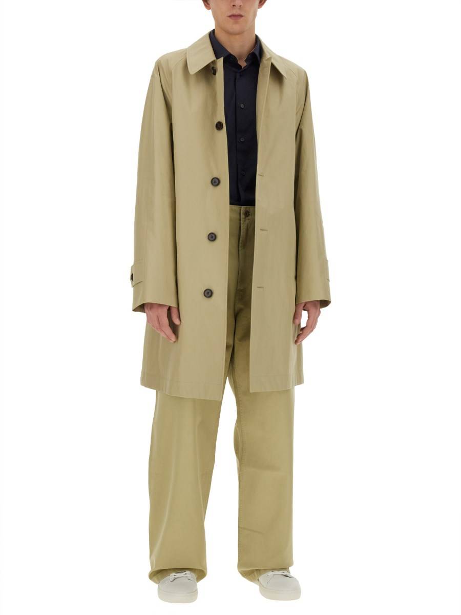 BURBERRY PANTALONE STRAIGHT LEG IN COTONE