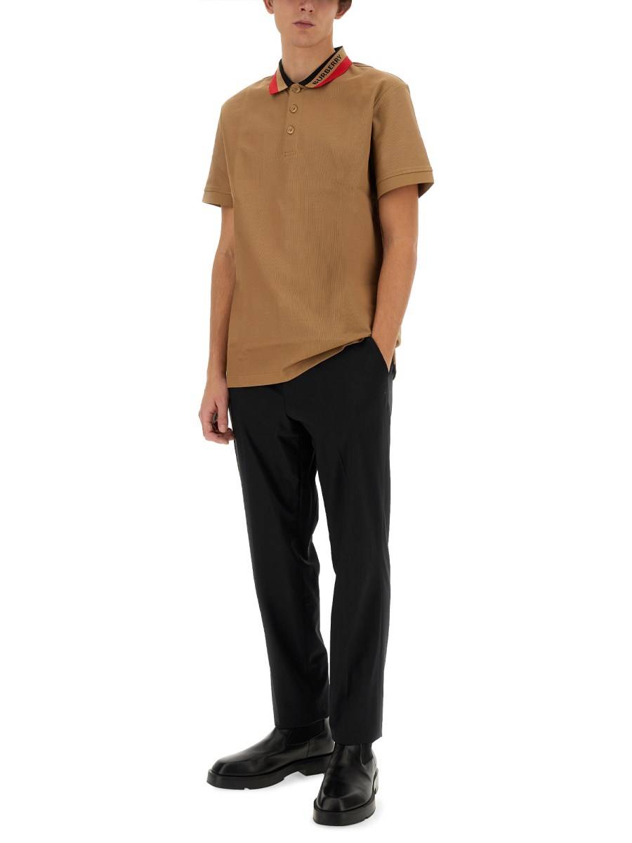 BURBERRY POLO IN COTONE