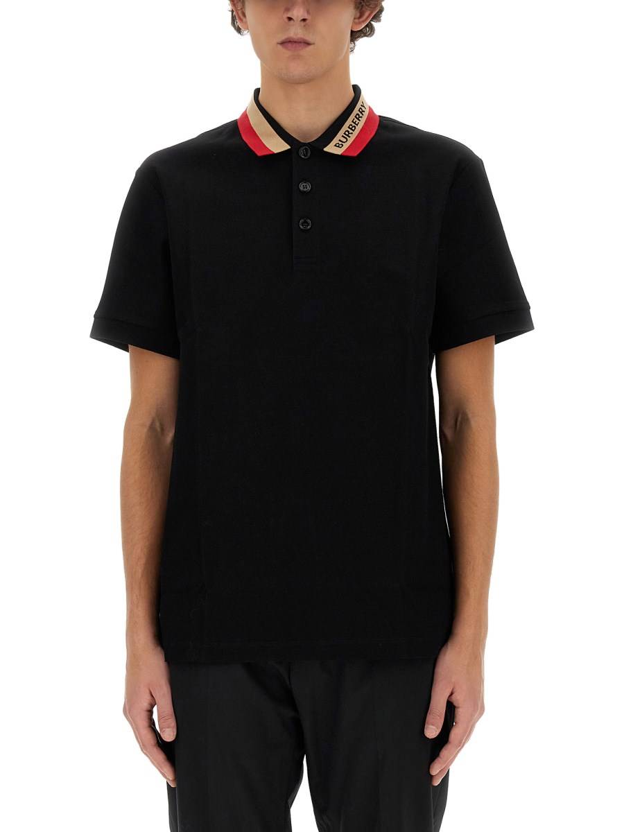 BURBERRY POLO IN COTONE