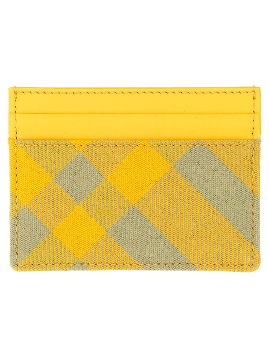 BURBERRY PORTACARTE DI CREDITO CHECK