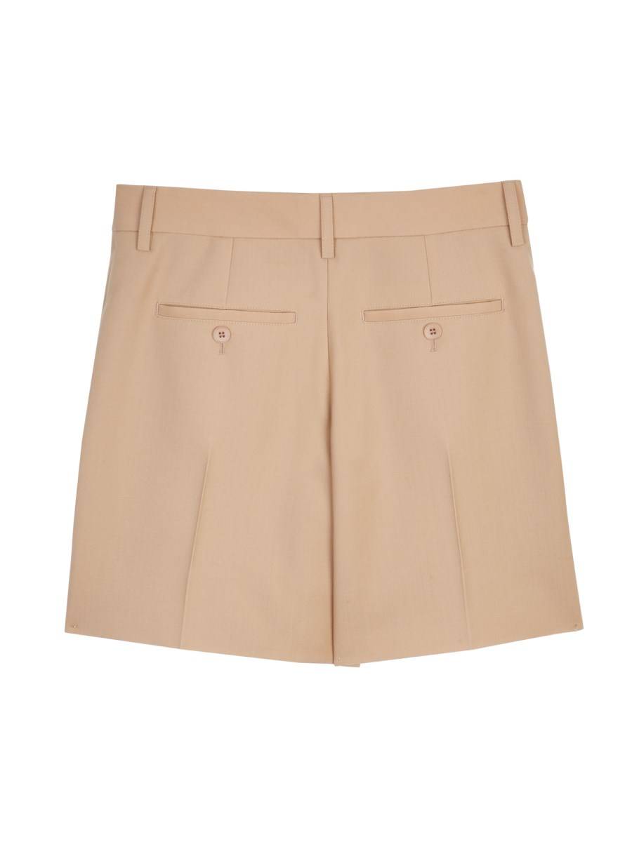 BURBERRY SHORTS IN COTONE CON PINCES