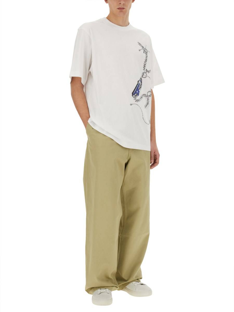 BURBERRY T-SHIRT CON STAMPA