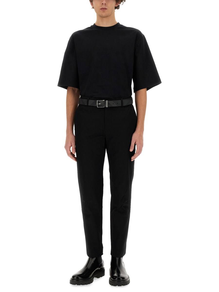 BURBERRY T-SHIRT IN COTONE CON PATCH EKD