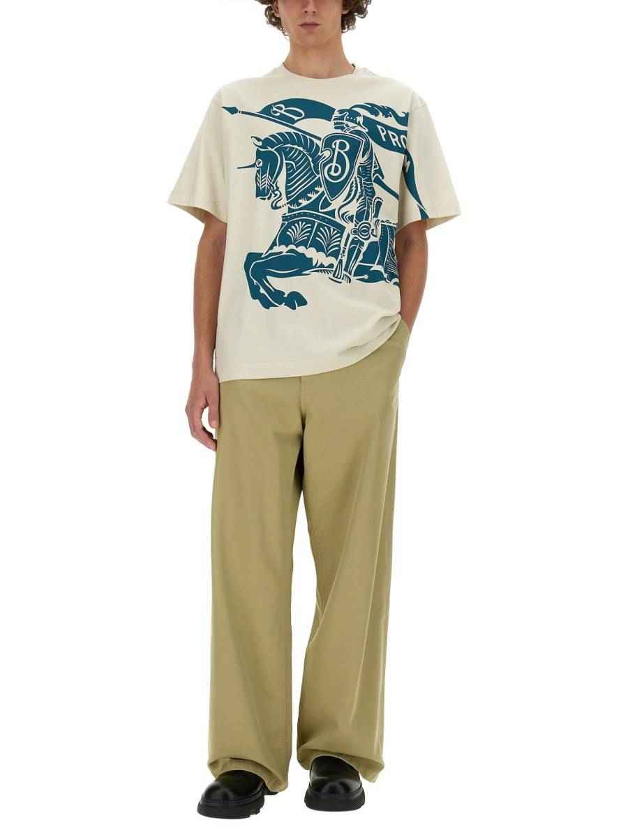 BURBERRY T-SHIRT IN COTONE EKD