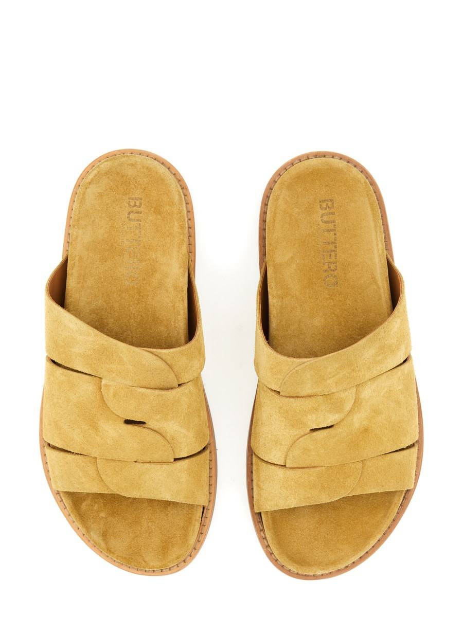 BUTTERO SANDALO SLIPPING IN SUEDE