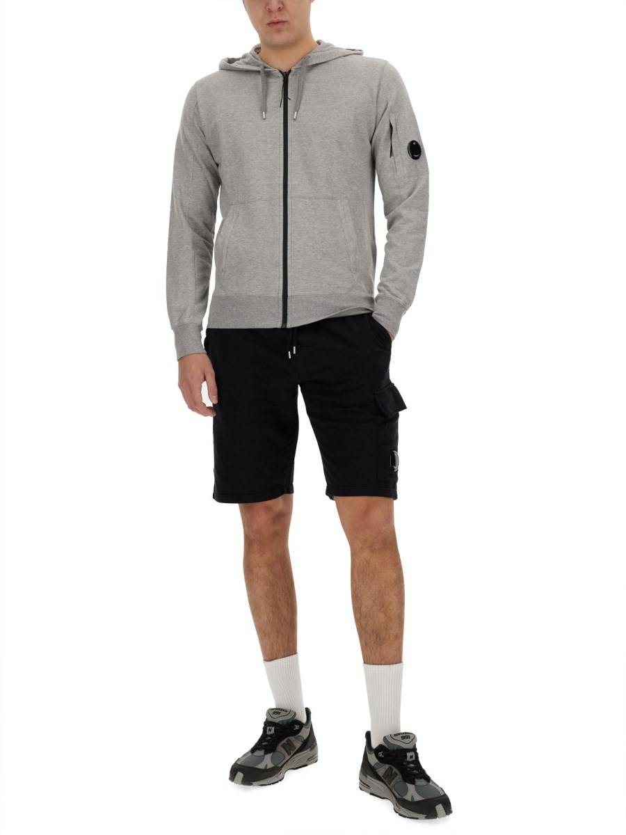 C.P. COMPANY FELPA CON CAPPUCCIO