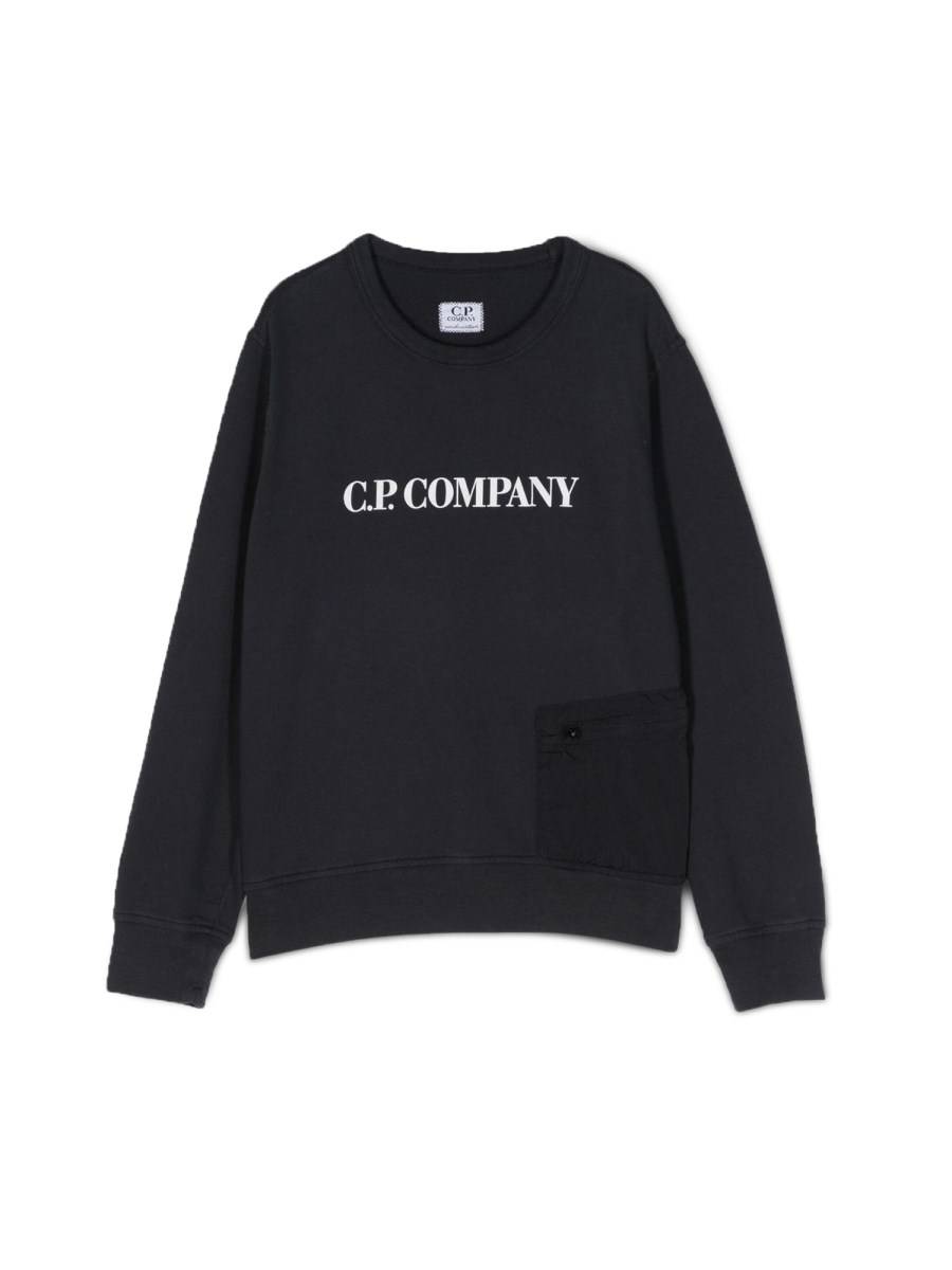 C.P. COMPANY POCKET CREWNECK SWEATSHIRT