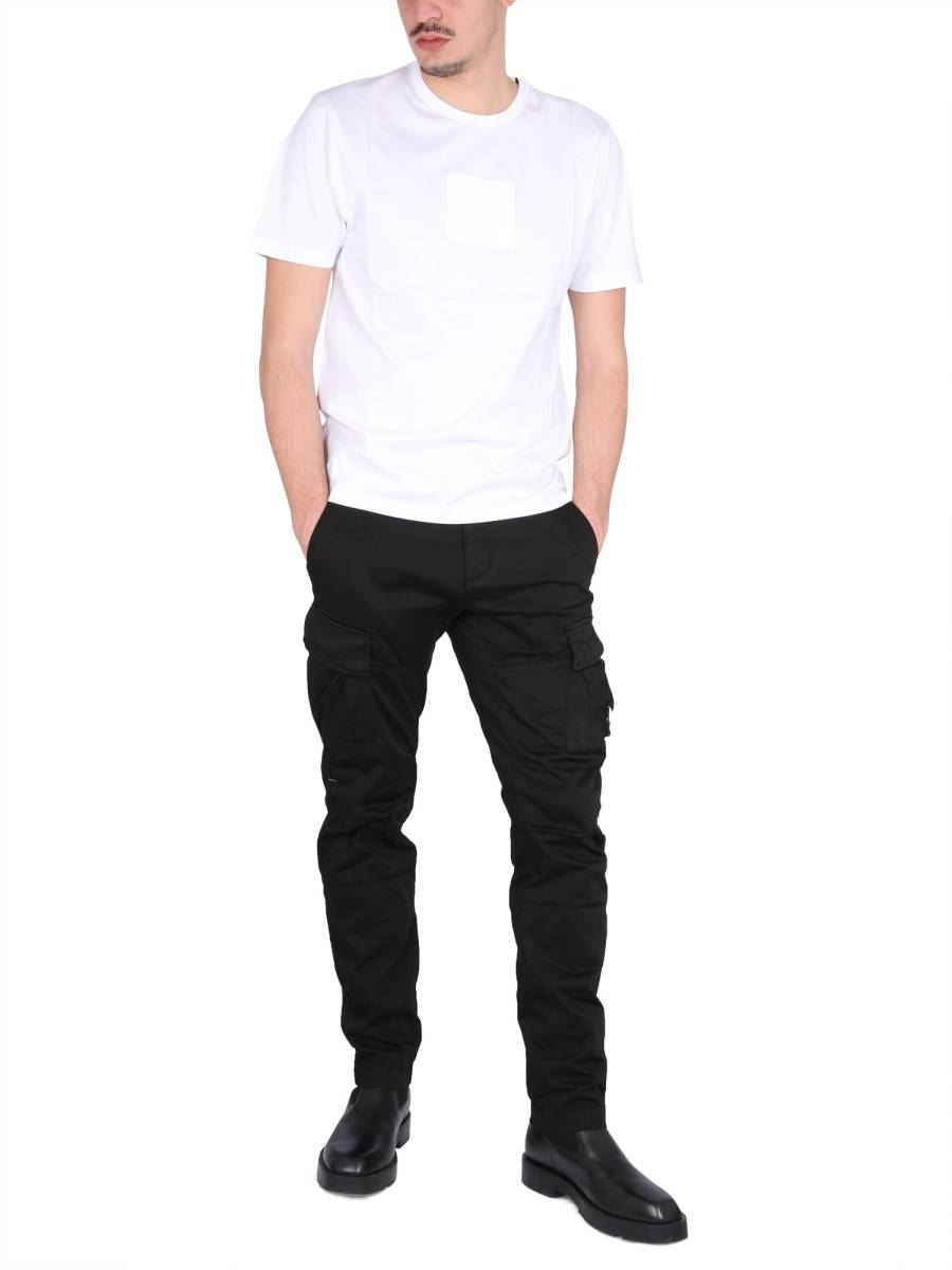 C.P. COMPANY T-SHIRT IN COTONE CON LOGO