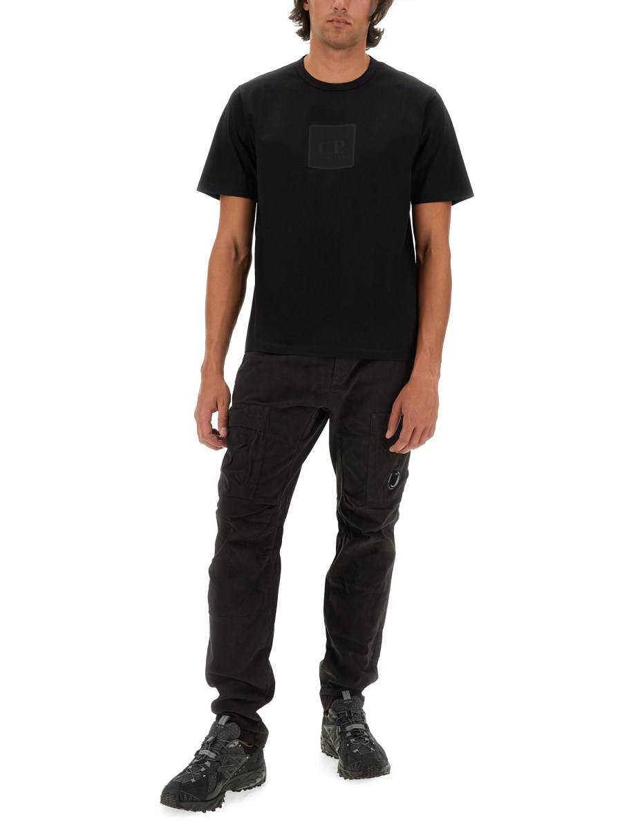 C.P. COMPANY T-SHIRT IN JERSEY DI COTONE CON LOGO
