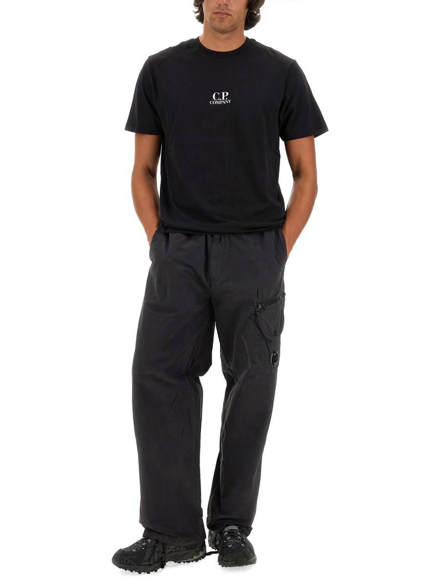C.P. COMPANY T-SHIRT IN JERSEY DI COTONE CON LOGO