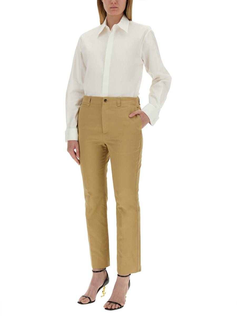 SAINT LAURENT CAMICIA BOYFRIEND IN POPELINE DI COTONE