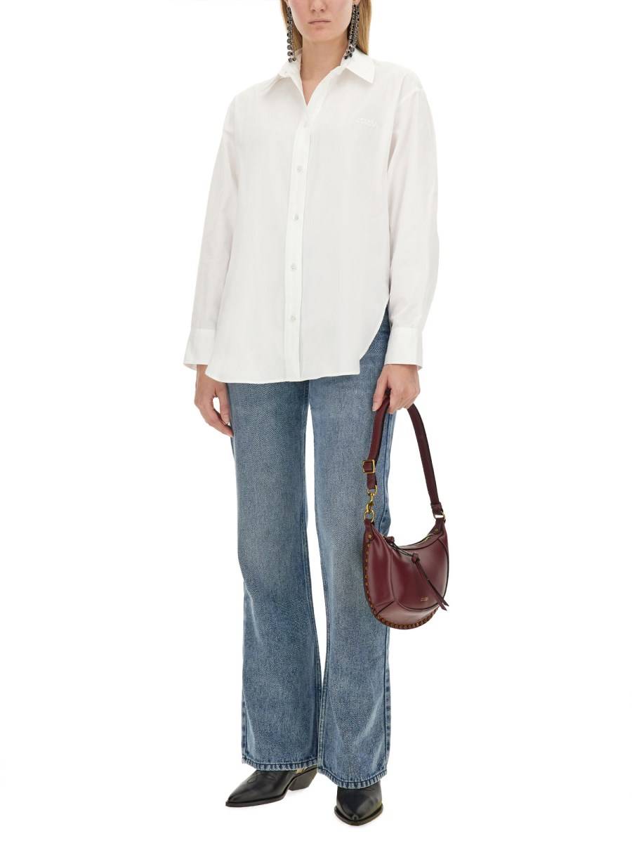 ISABEL MARANT CAMICIA FABRIZIA IN POPELINE DI COTONE